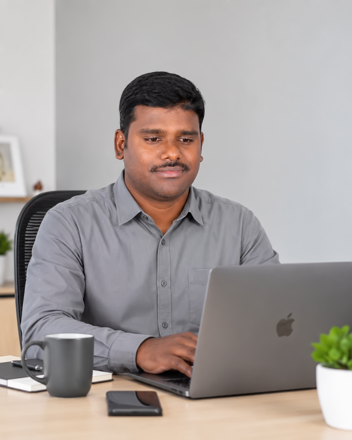 Kesava Rao at work